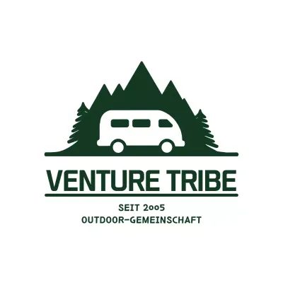 Rustikales grünes Abenteuer-Logo