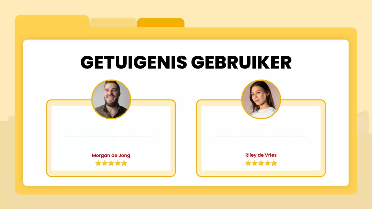 gele moderne leveringsaankondiging