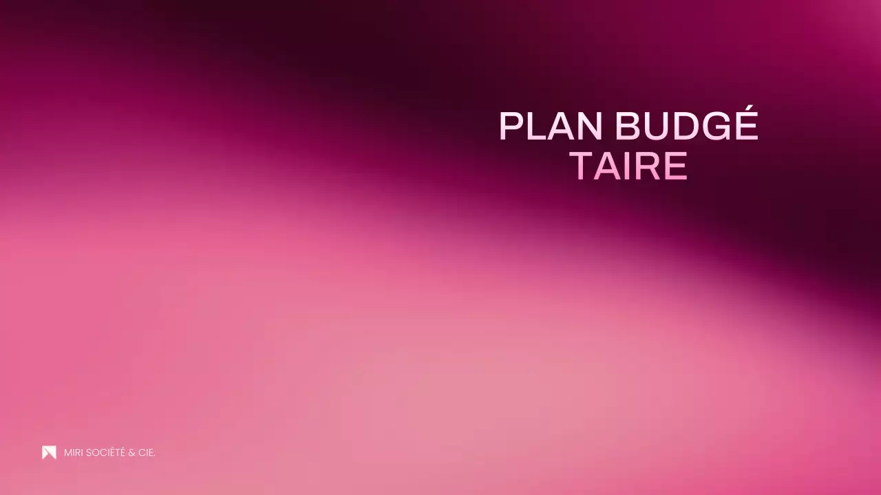 document de proposition de projet moderne rose