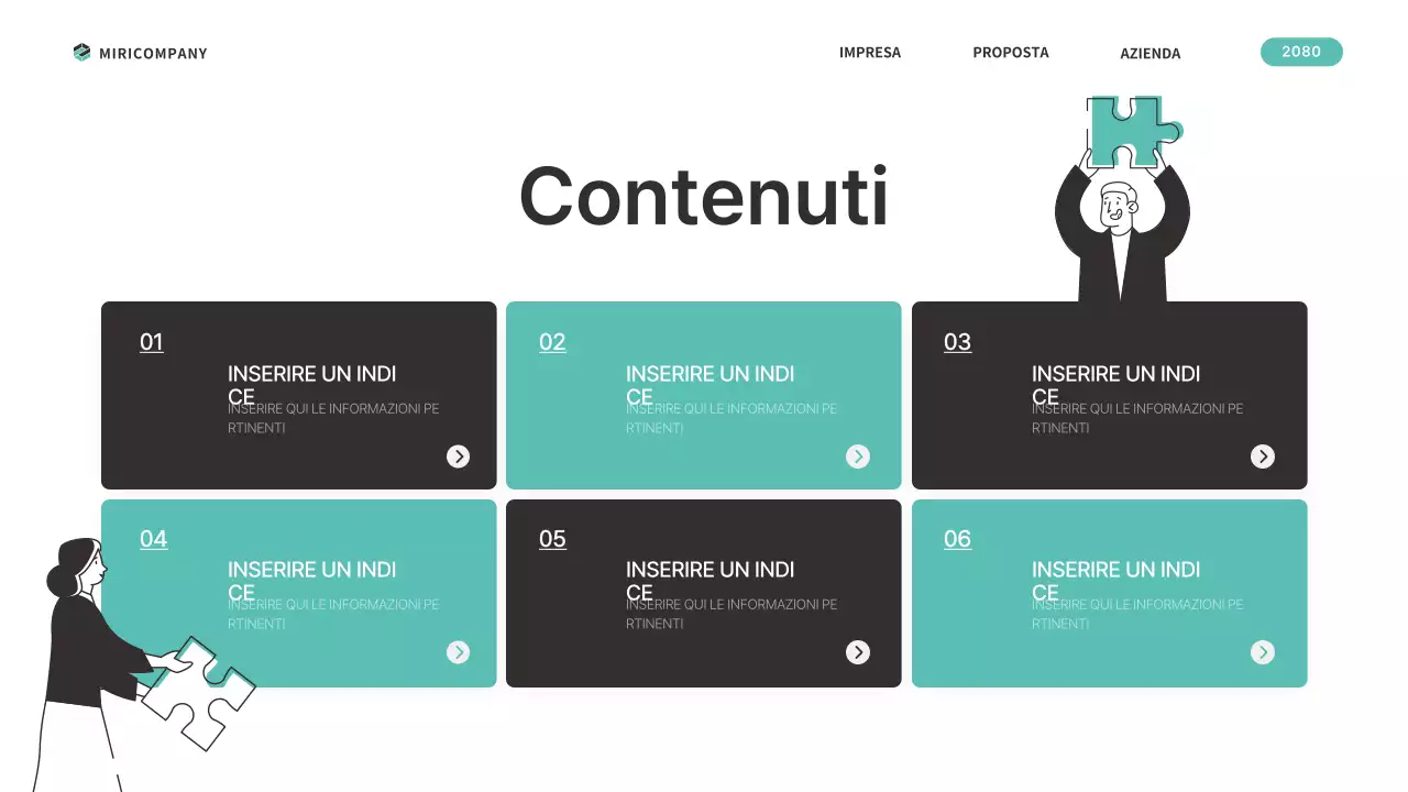 Un business plan semplice e color menta