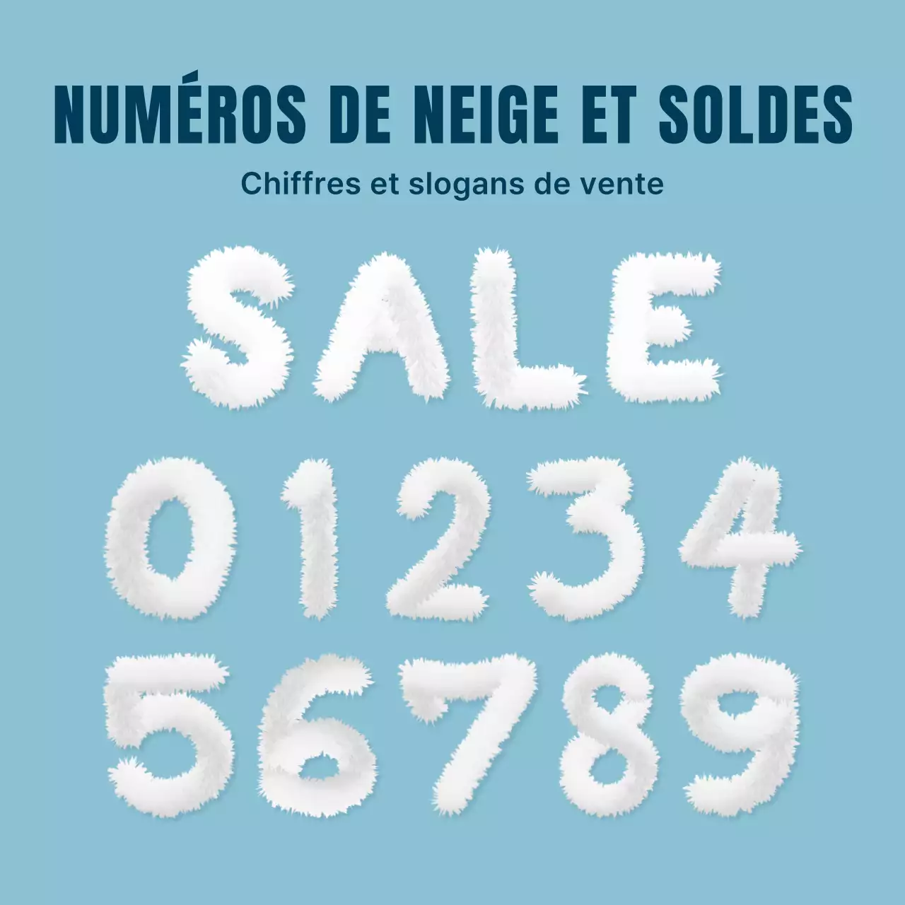 Vente de liquidation bleu clair