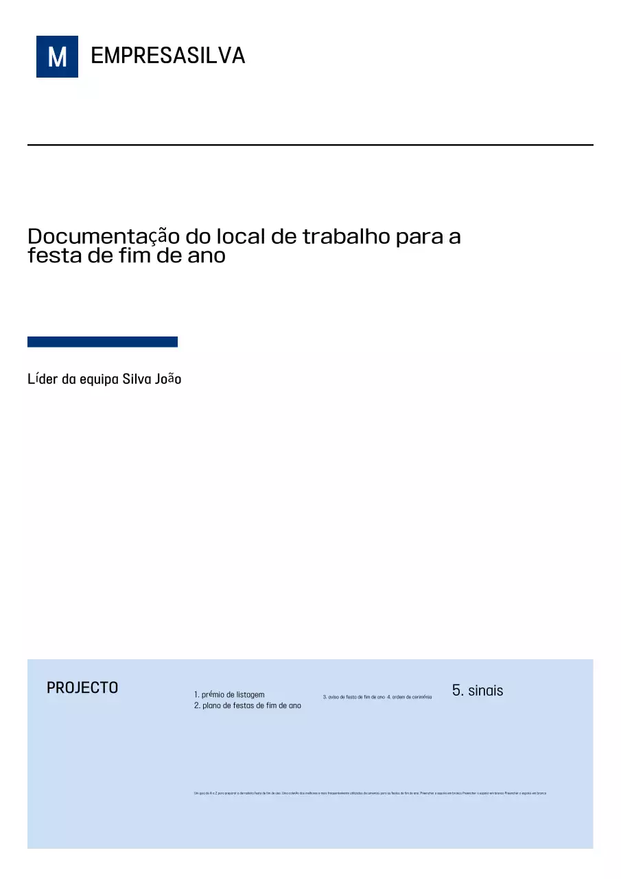 Manual do trabalhador Blue Neat