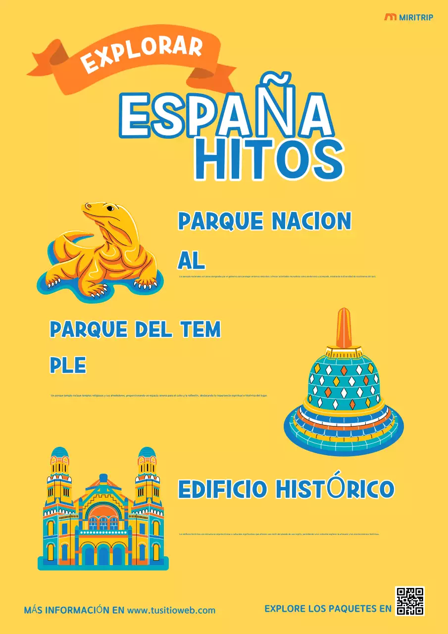 anuncio de viaje retro amarillo