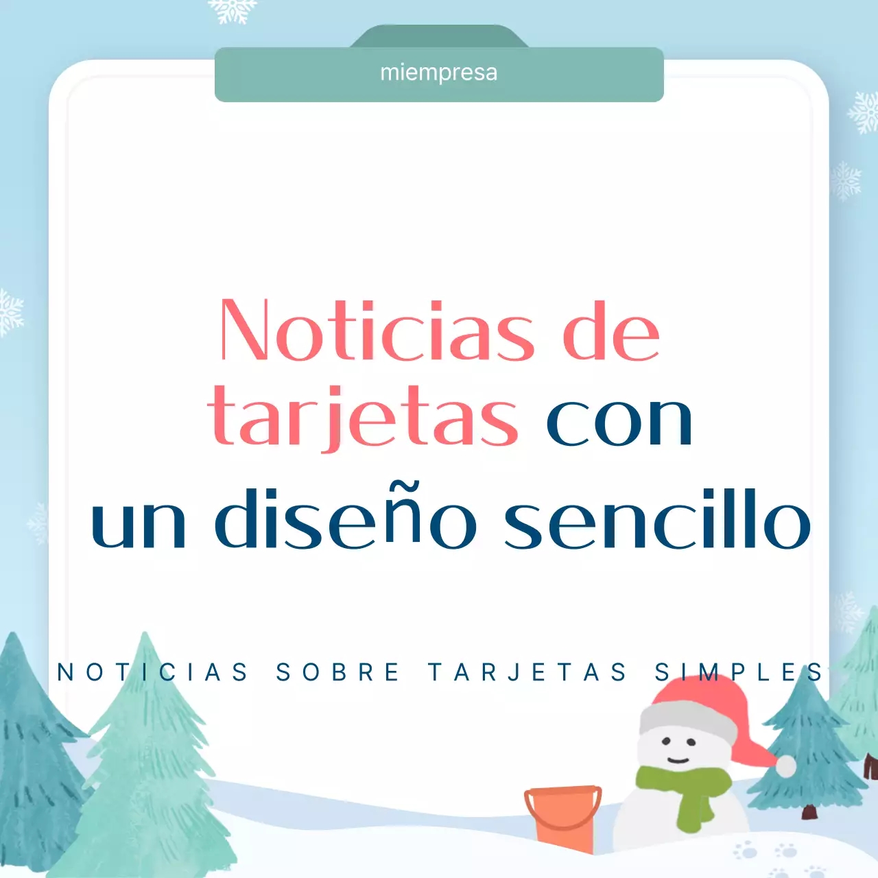 Azul claro Guía de diseño sencillo