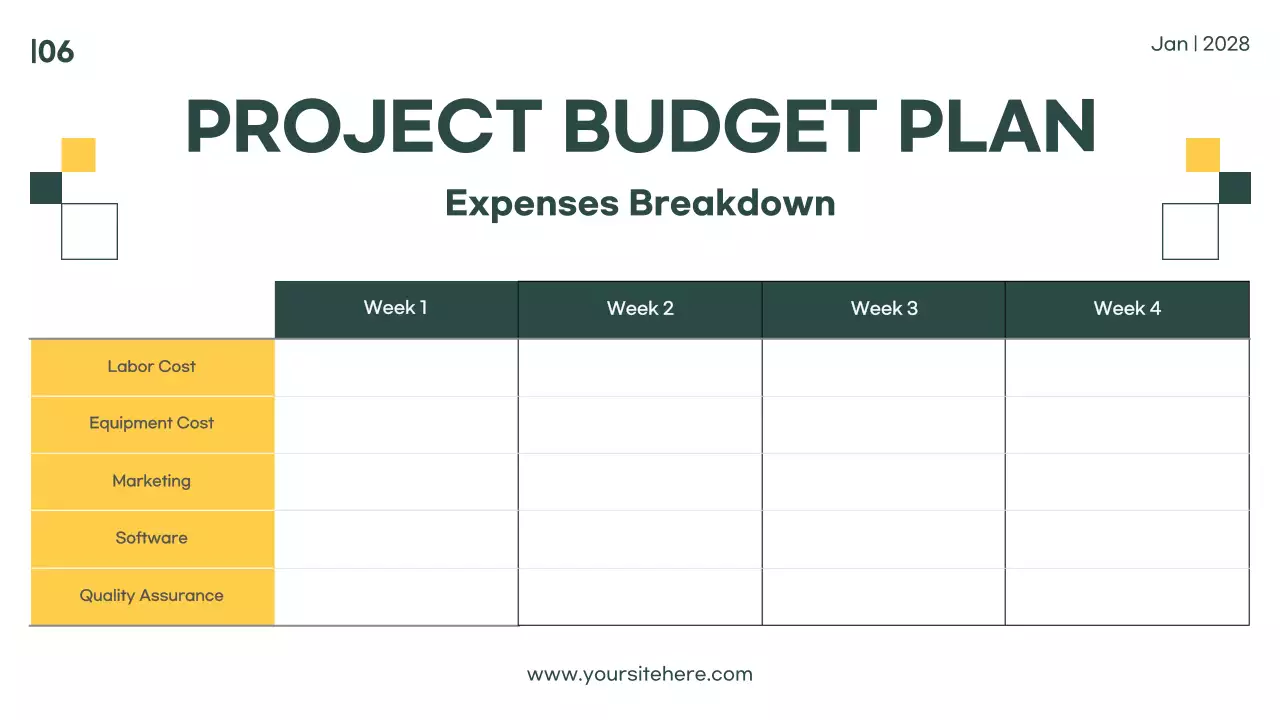 Green Modern Project Proposal Presentation