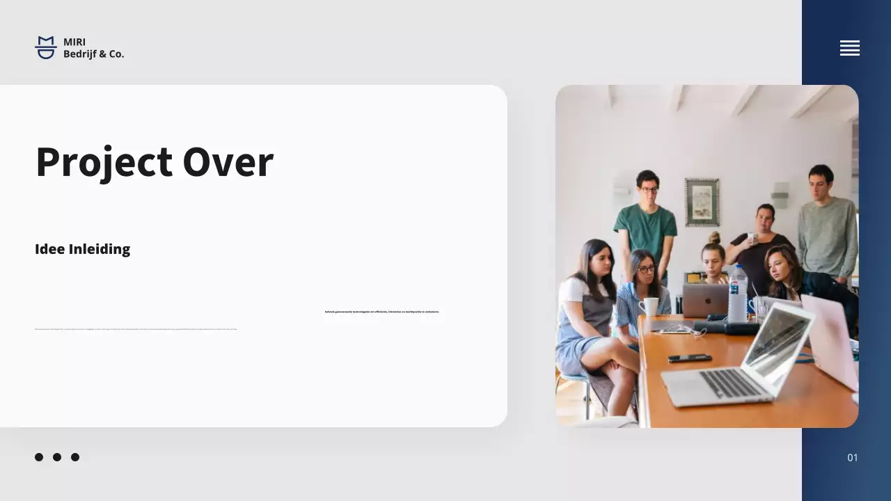 Navy Business Project Voorstel Presentatie