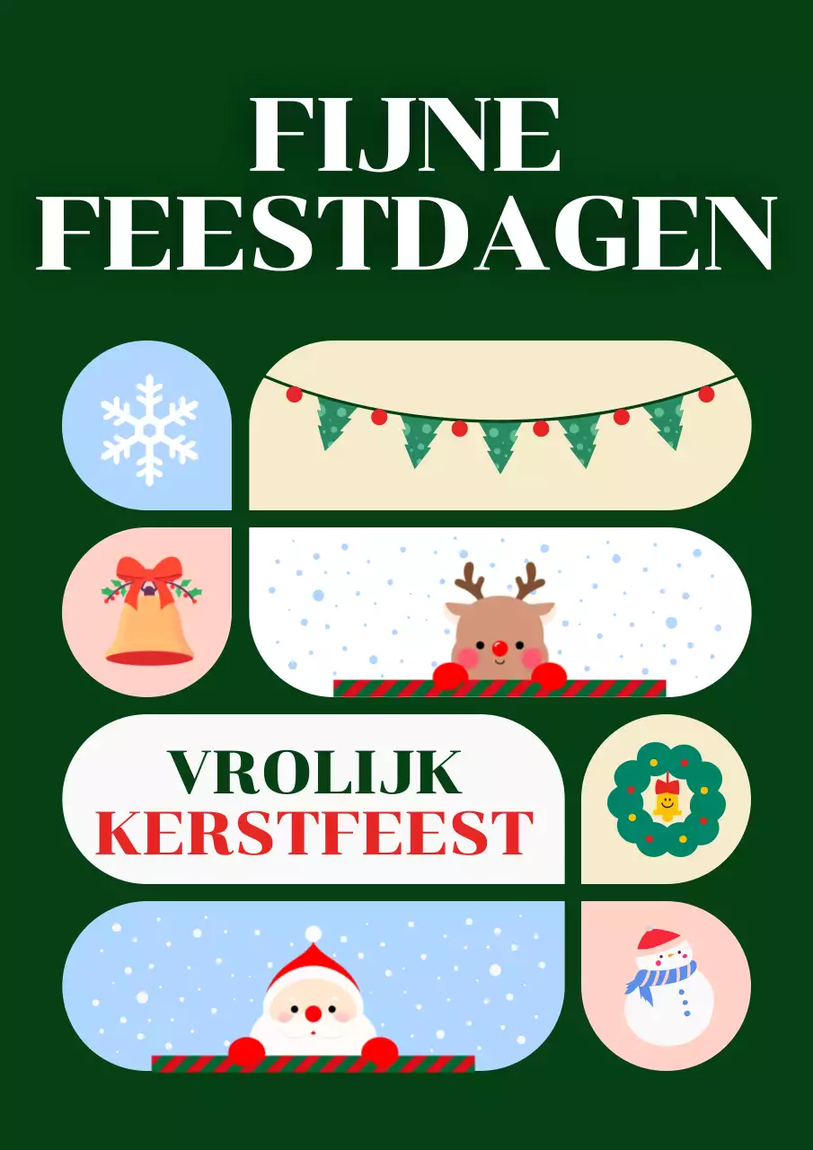 Samenvatting Schattige Kerstkaart