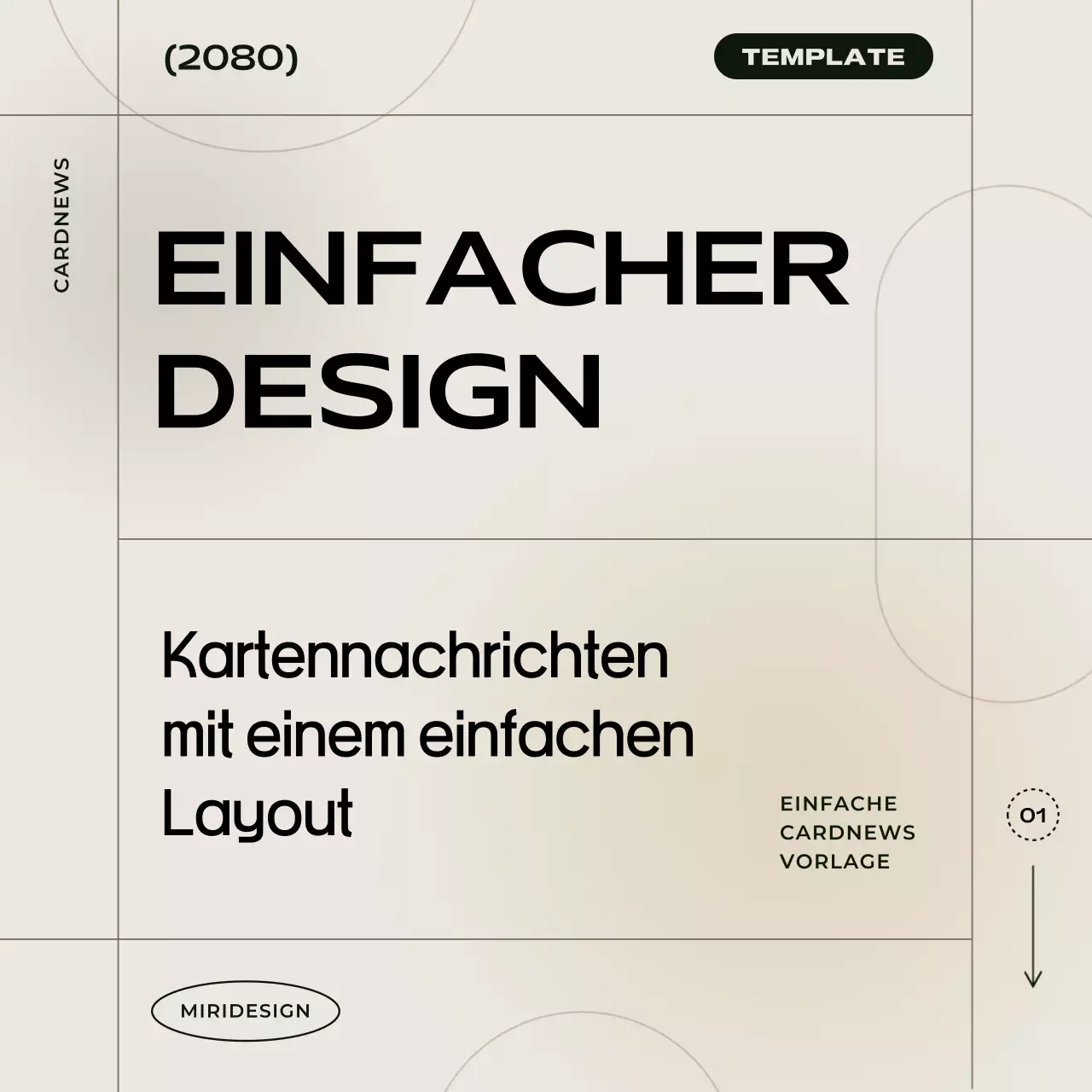 Beige einfache karte Nachrichten Vorlage