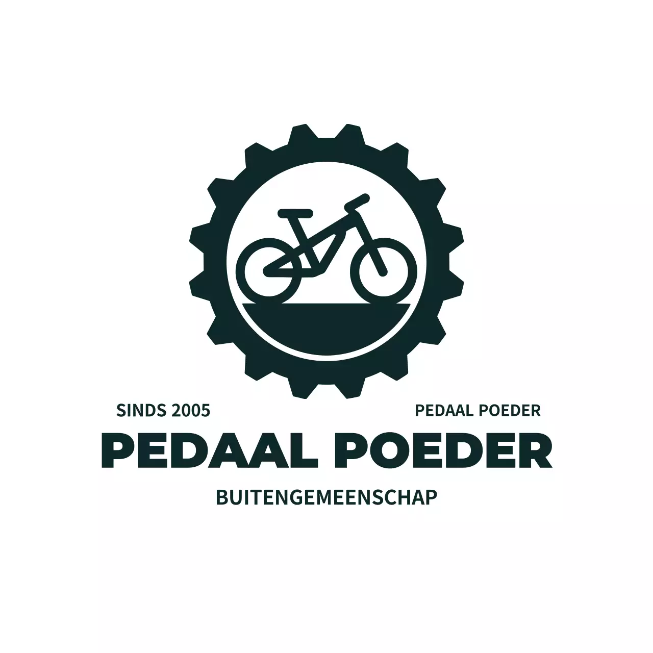 zwart logo outdoor gemeenschap moderne stijl