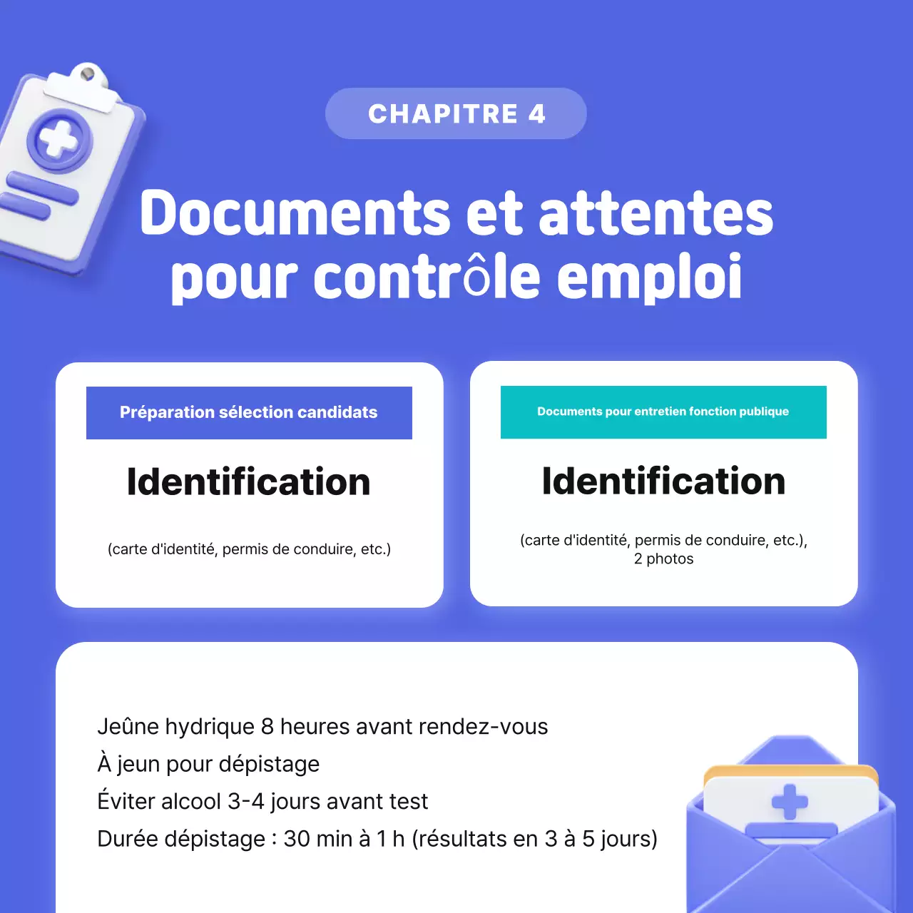 Guide de filtrage pour le recrutement moderne bleu