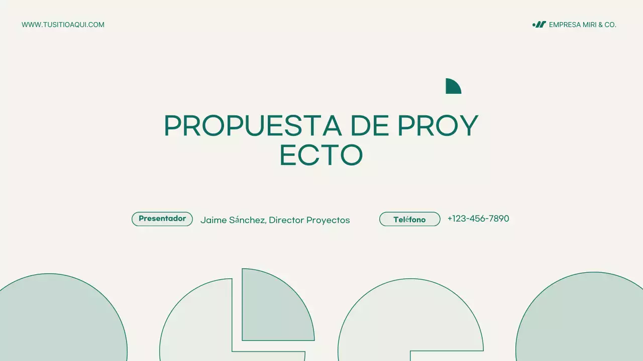 documento de propuesta de proyecto mint modern