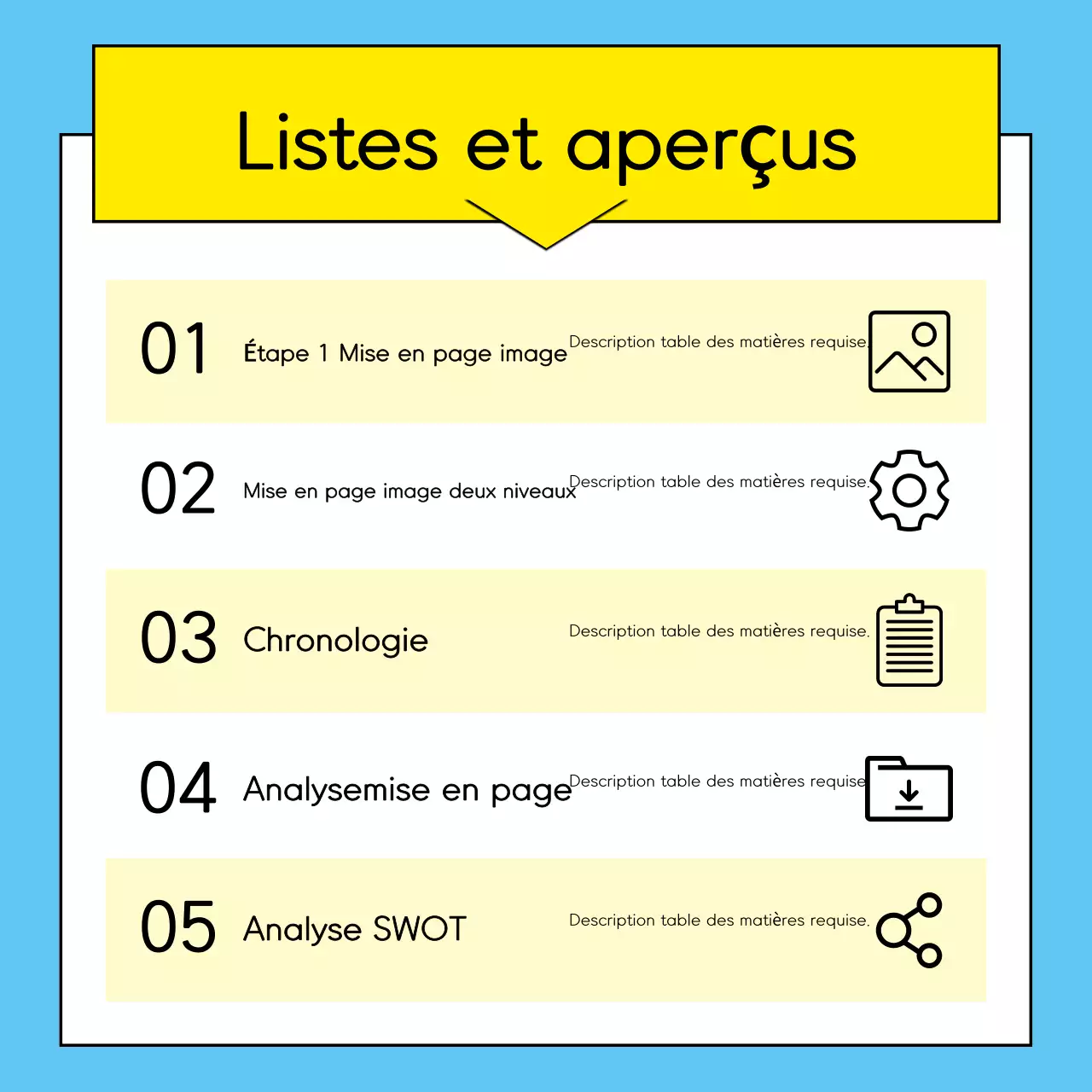 Promouvoir Yellow Simple News