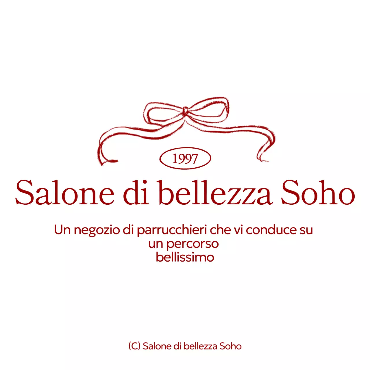 Promuovere il negozio di bellezza Red Simple