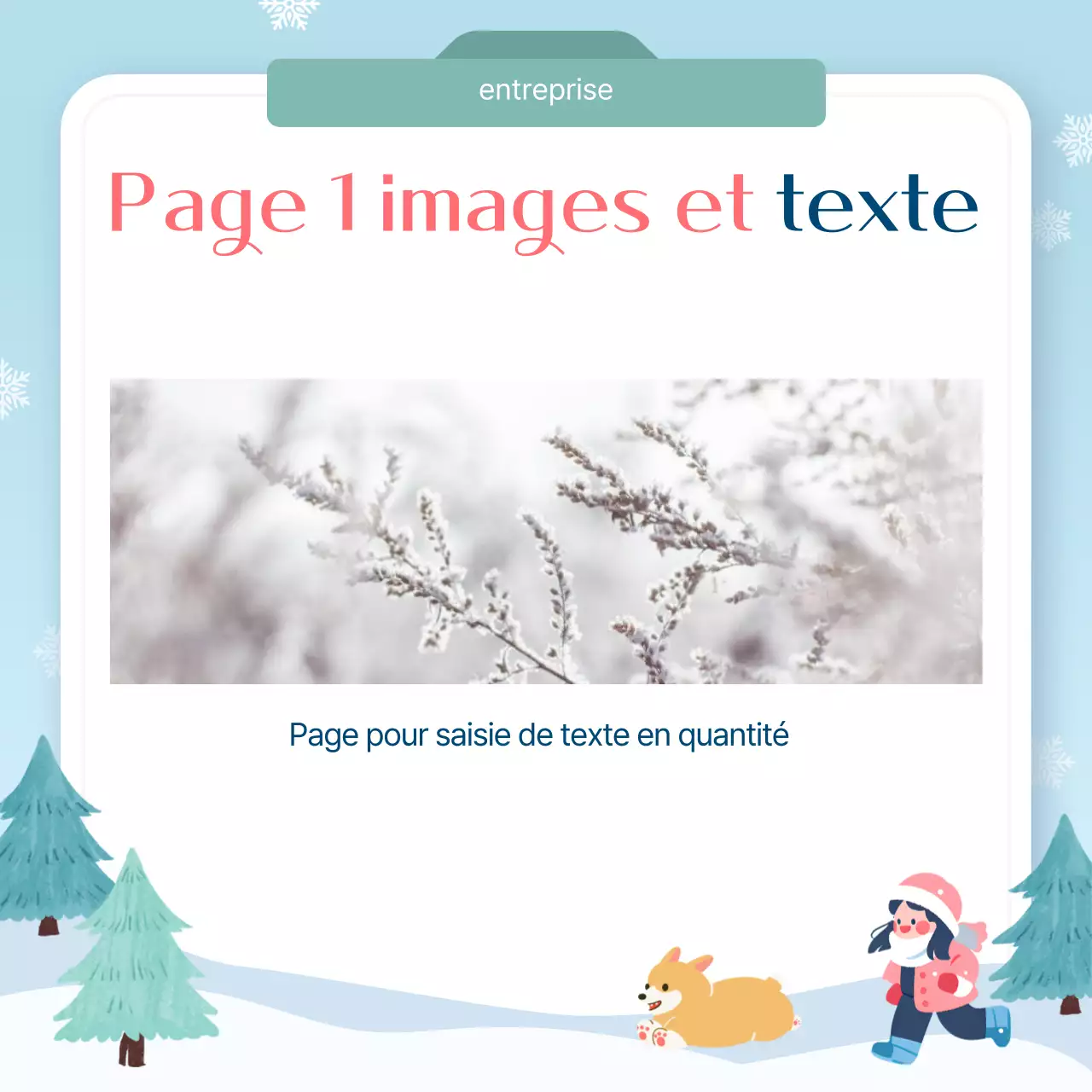 Bleu clair Guide de conception simple