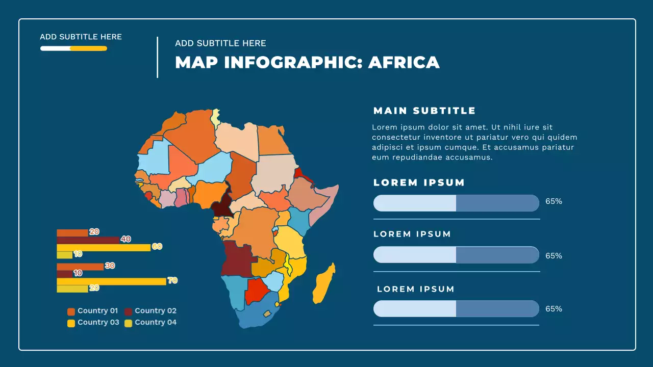 Blue Modern World Maps Guide Presentation