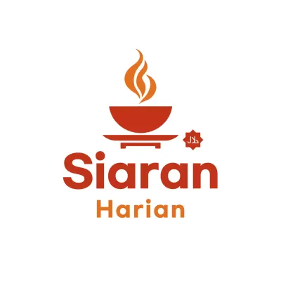 Orange Minimal Food Promotion Logo