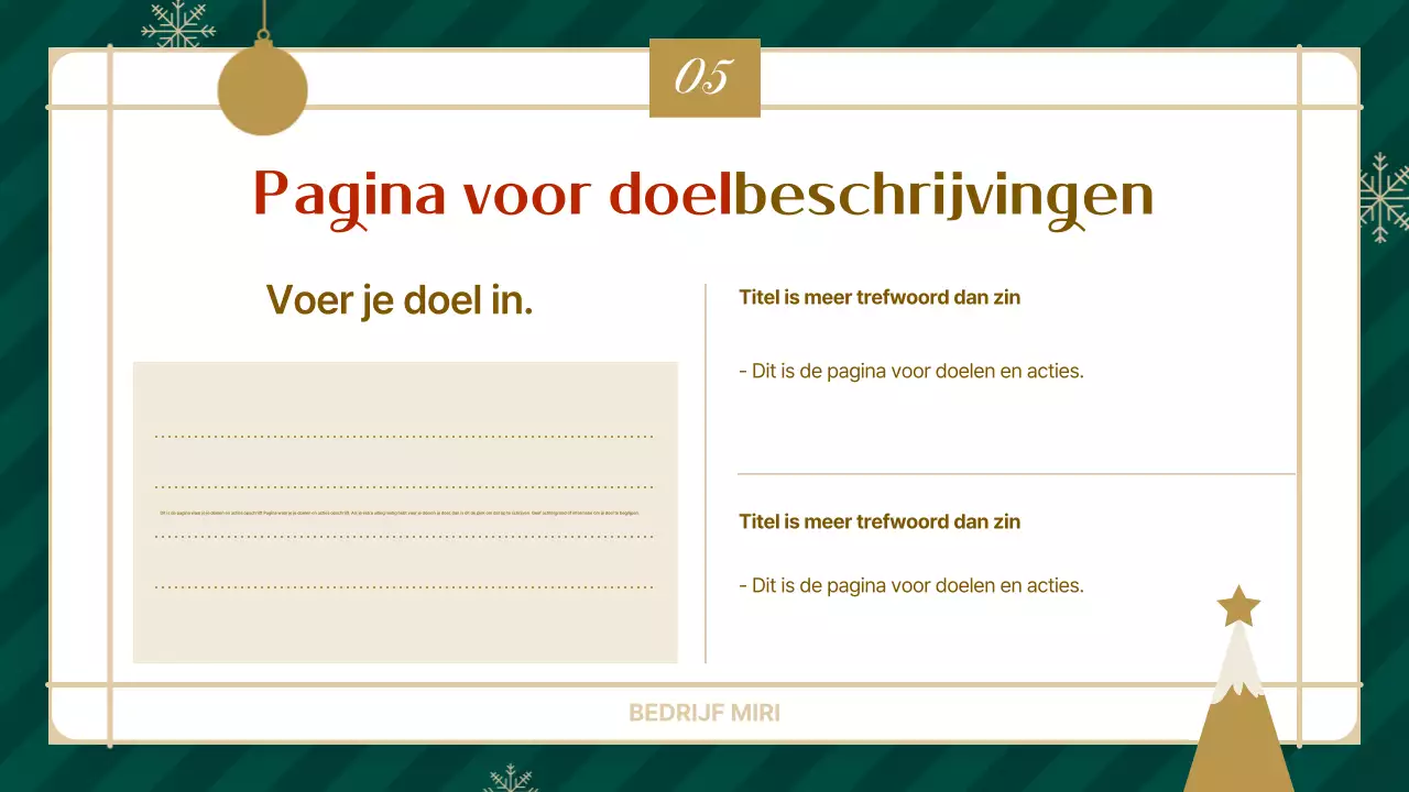 Gids voor abstracte eenvoudige presentaties