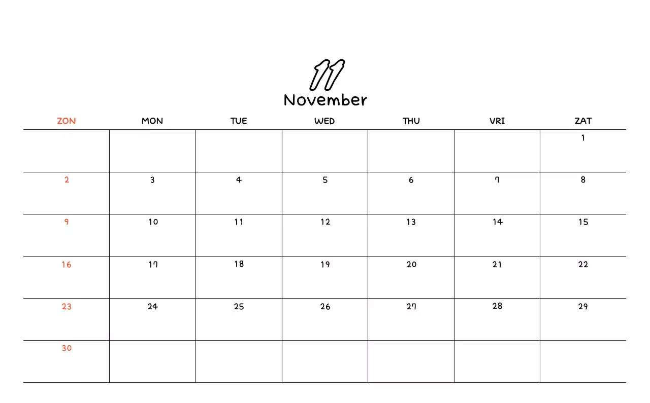 Schattige fotokalender