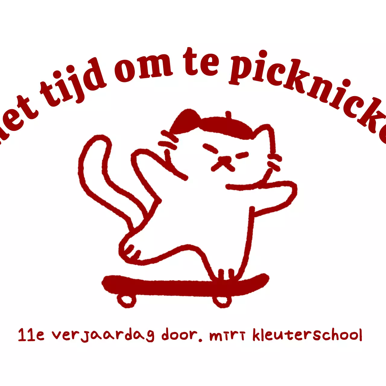 Schattige handgeschilderde kleuterschoolherdenkingen