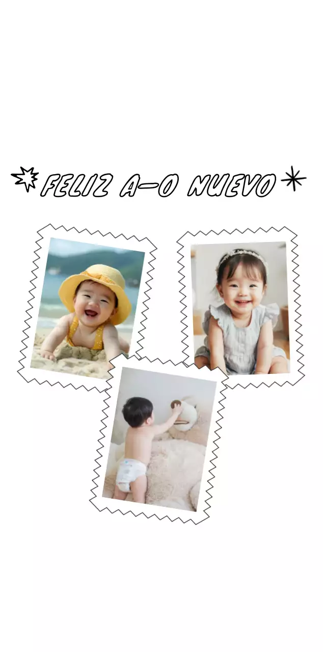 Felicitaciones de Año Nuevo acogedoras y blancas