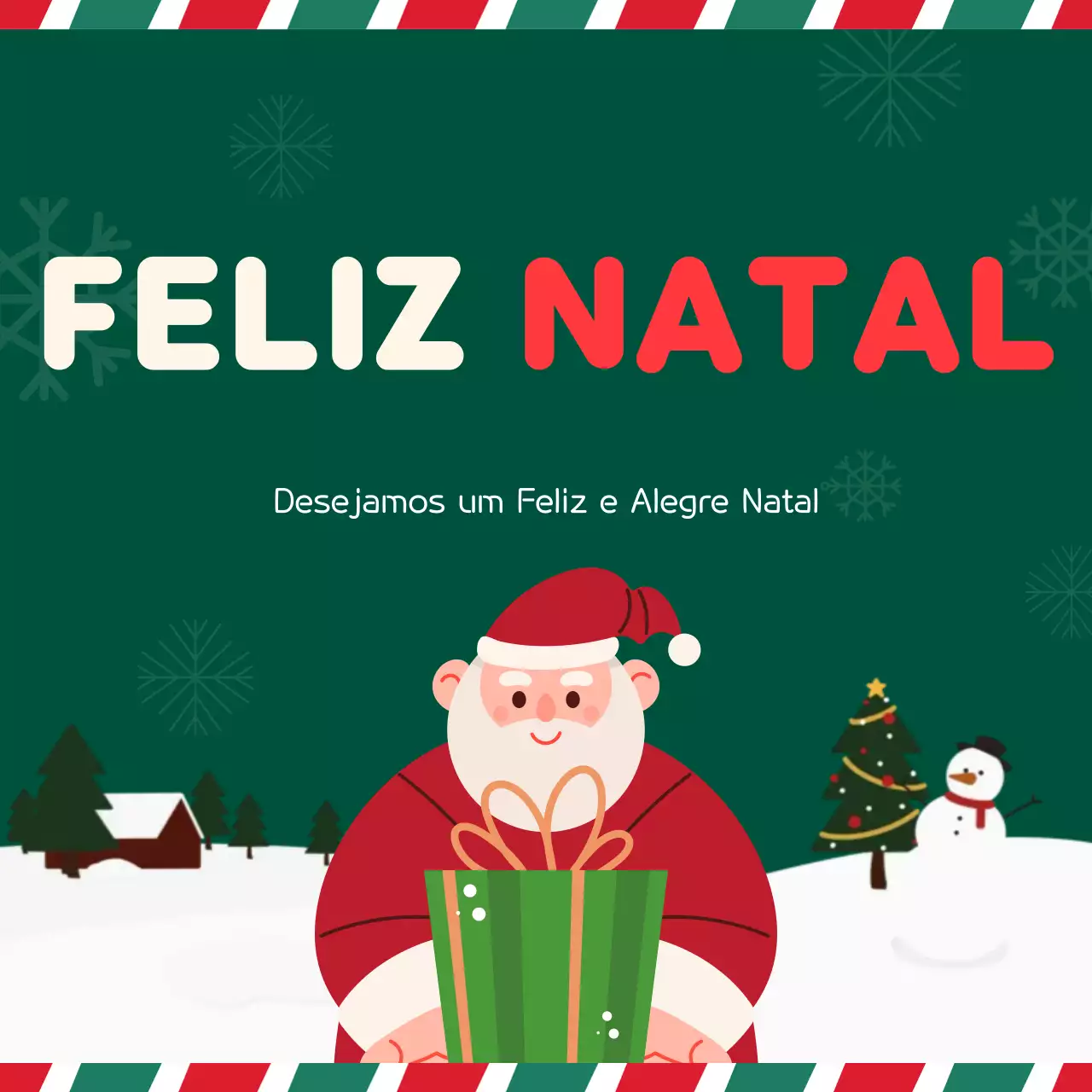 Festividades de Natal acolhedoras e verdes