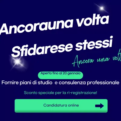 Bando di assunzione per apprendisti moderni blu navy