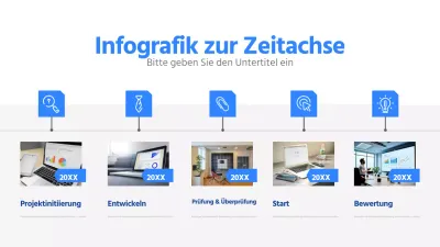 blue modern Projektleitfaden