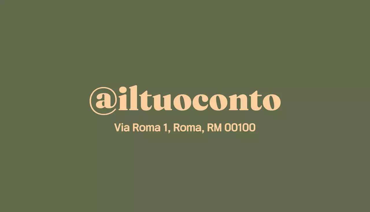 biglietto da visita moderno beige