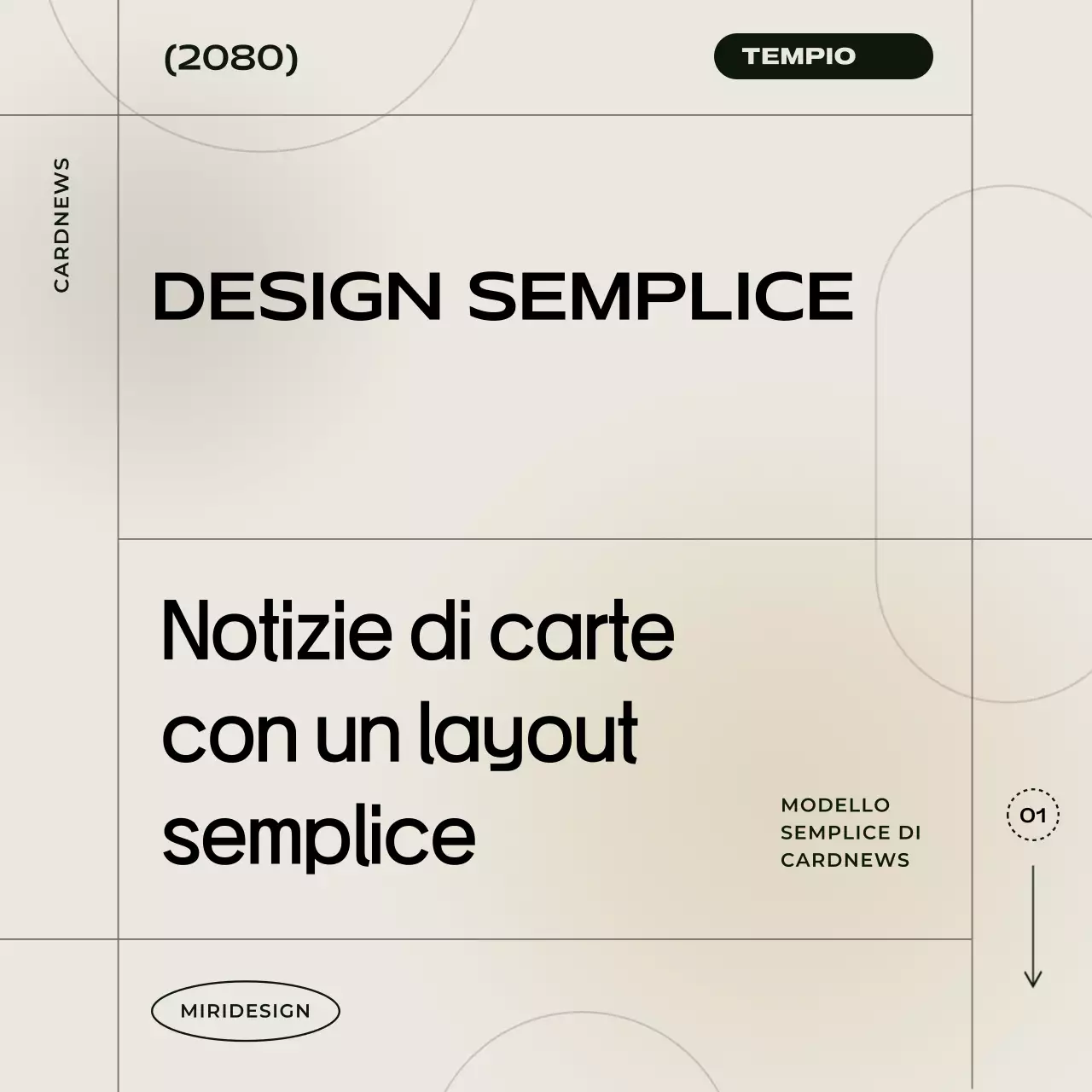 Carta semplice beige Modello di notizia