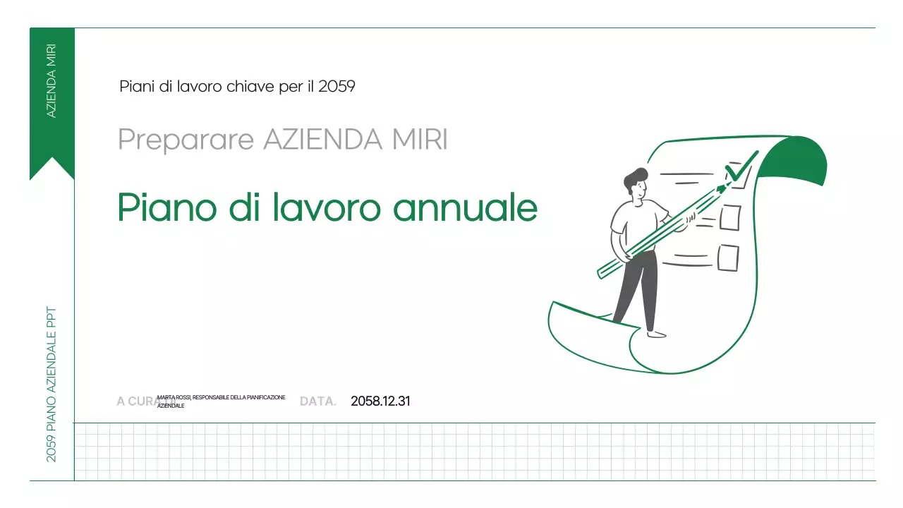 Abstract Pianificare un piano di lavoro pulito