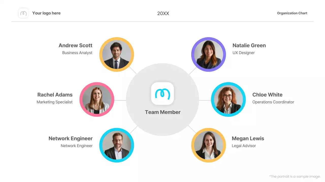 Colorful Minimal Organization Presentation
