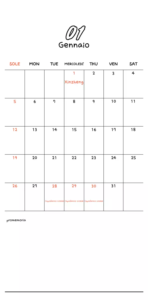 Auguri di buon anno in bianco