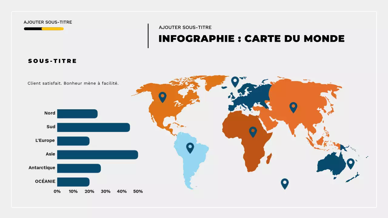 guide infographique du monde moderne bleu