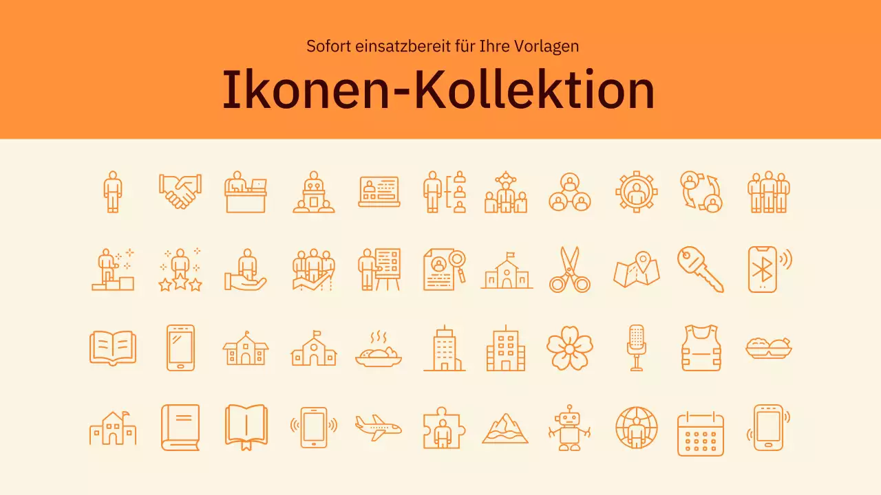 orange modern moderne Selbstdarstellung pitch