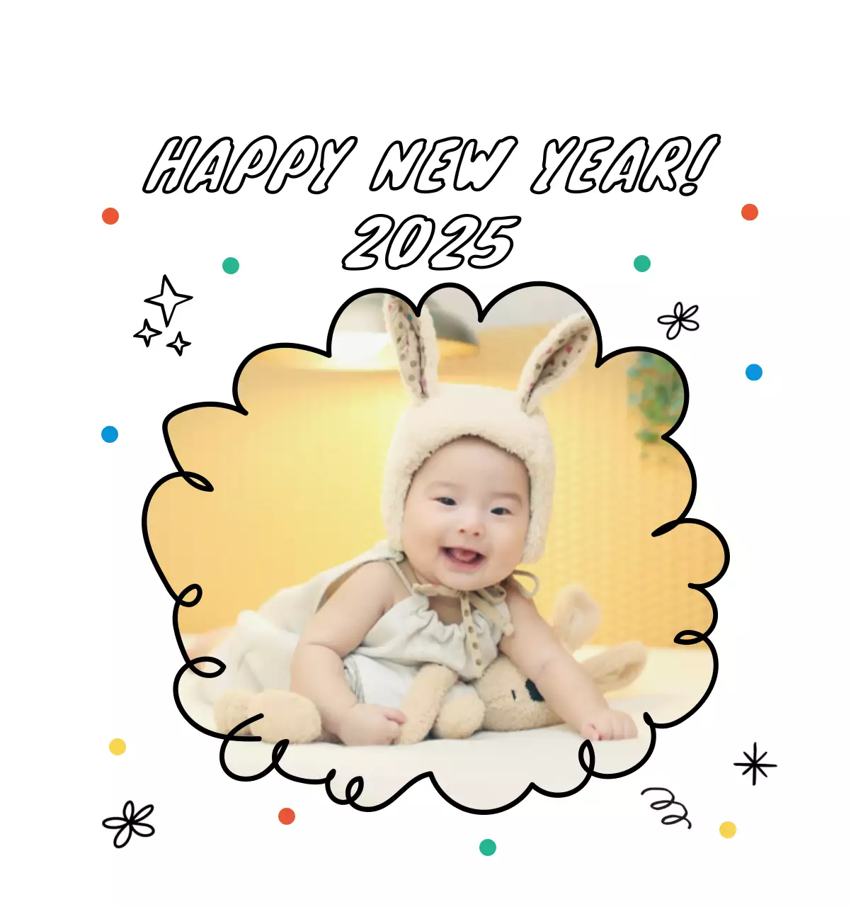 かわいい新年フォトカレンダー