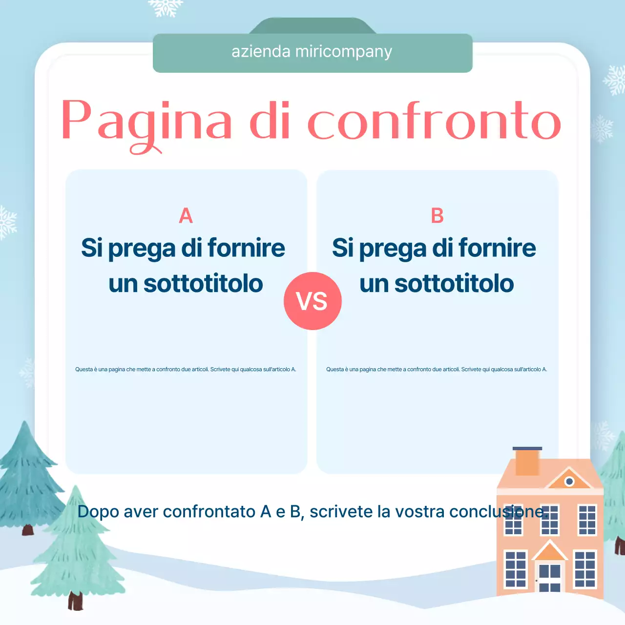 Azzurro Guida al design semplice