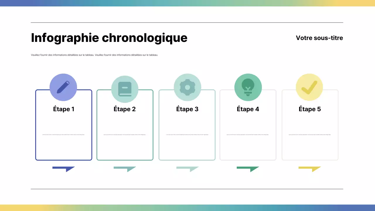 guide infographique moderne arc-en-ciel