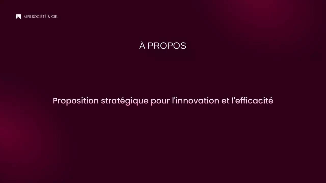 document de proposition de projet moderne rose