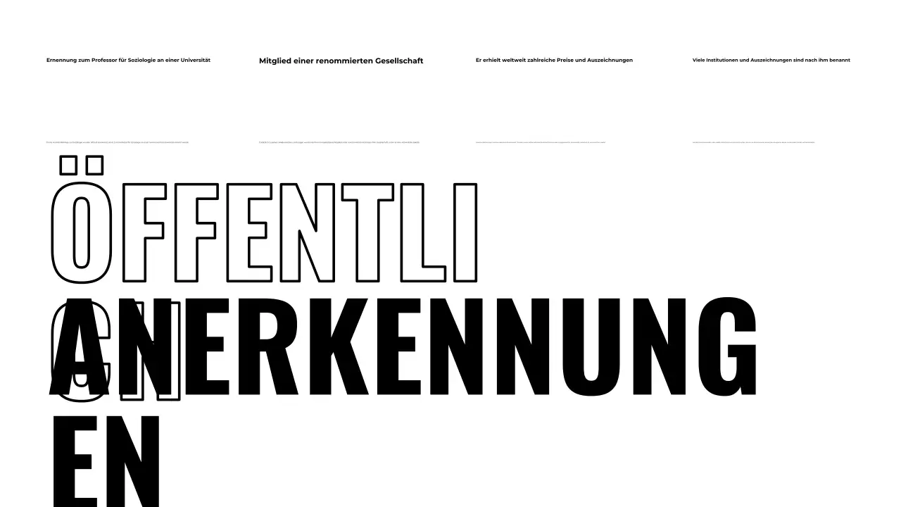 Schwarz-Weiß-Biographie Präsentation