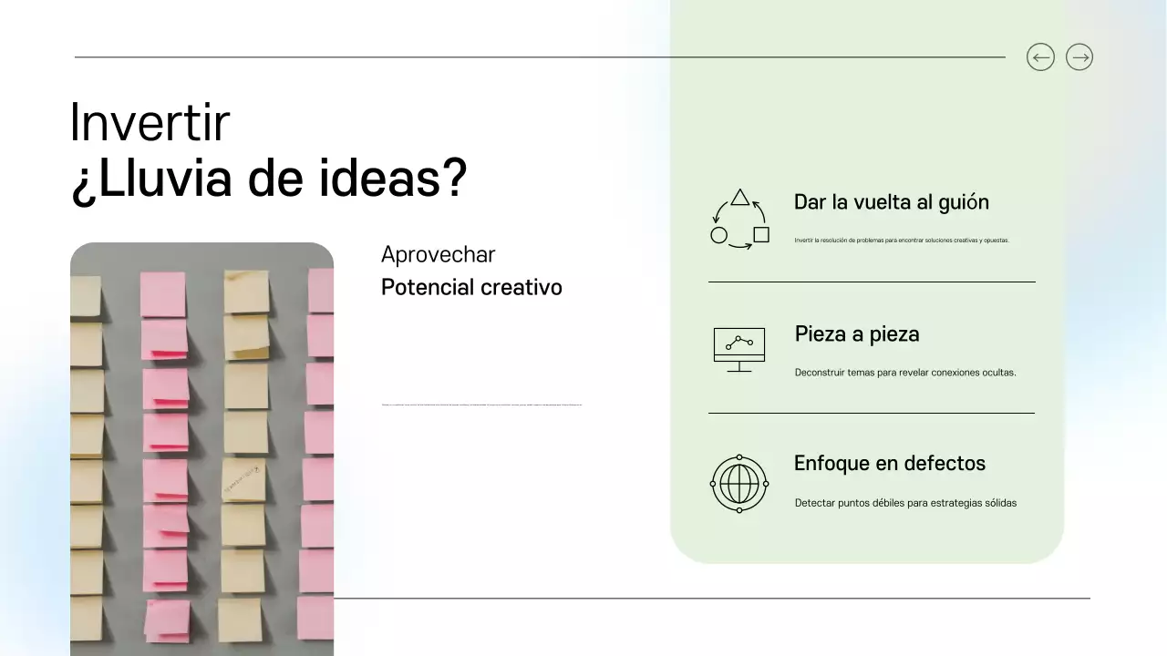 azul y verde limpio digital guía de ideas