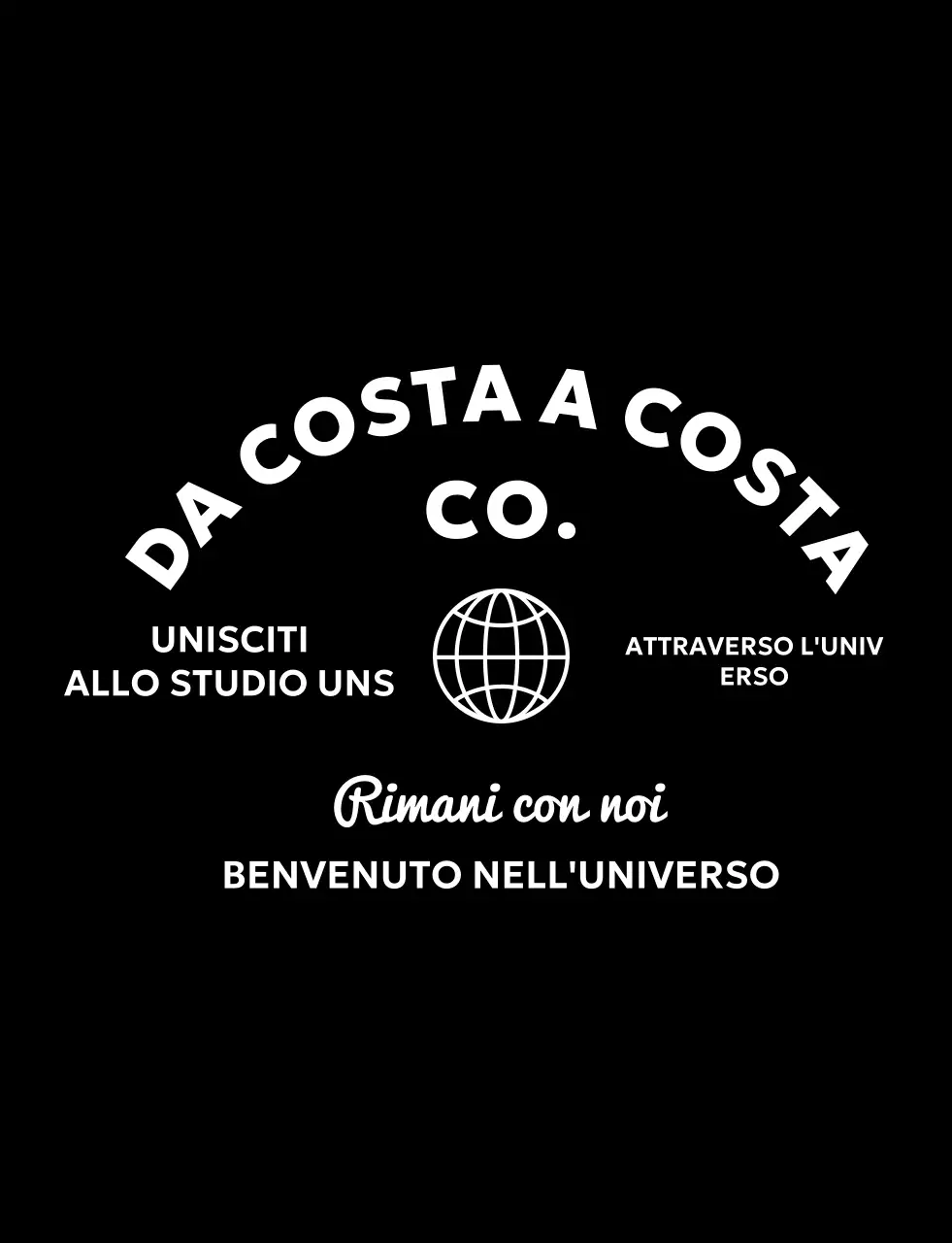 Logo moderno in nero