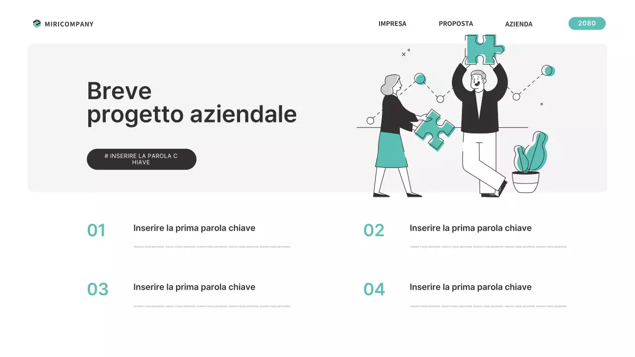 Un business plan semplice e color menta