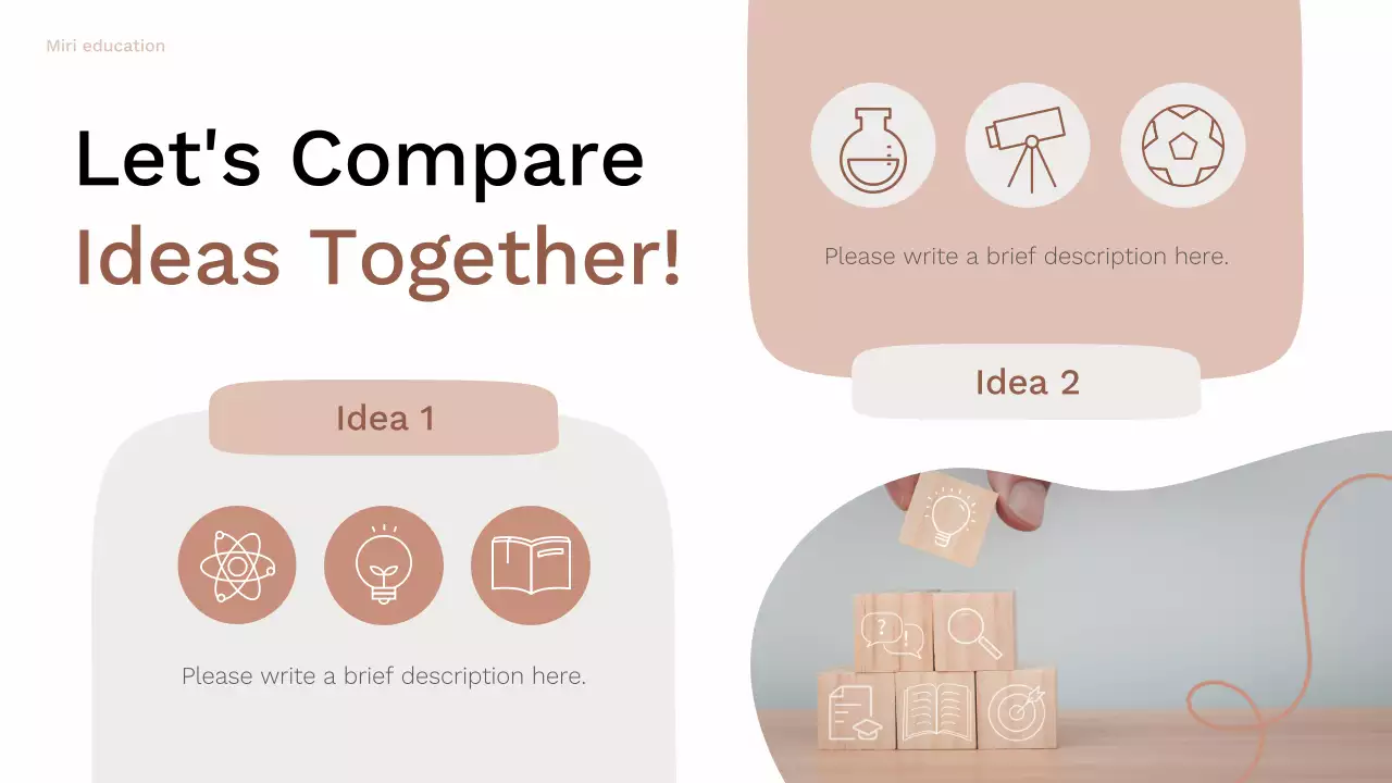 Presentasi Panduan Brainstorming Modern Beige