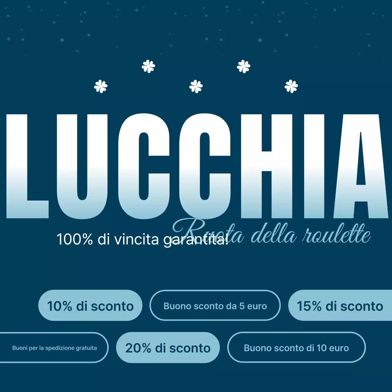 Evento promozionale moderno blu