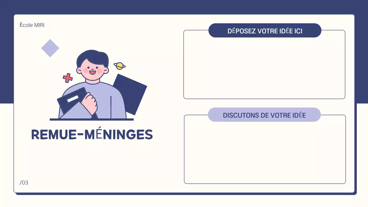 présentation de la bande dessinée de la marine sur l'éducation