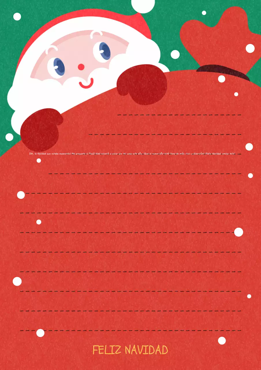 Una acogedora postal navideña en rojo