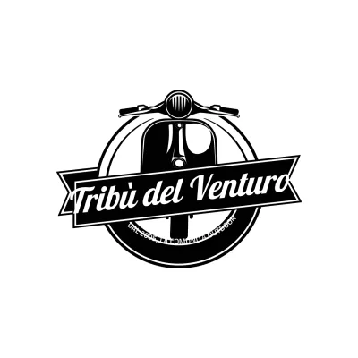 Logo moto d'epoca nero