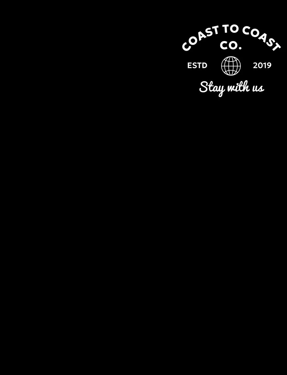 Black modern logo design