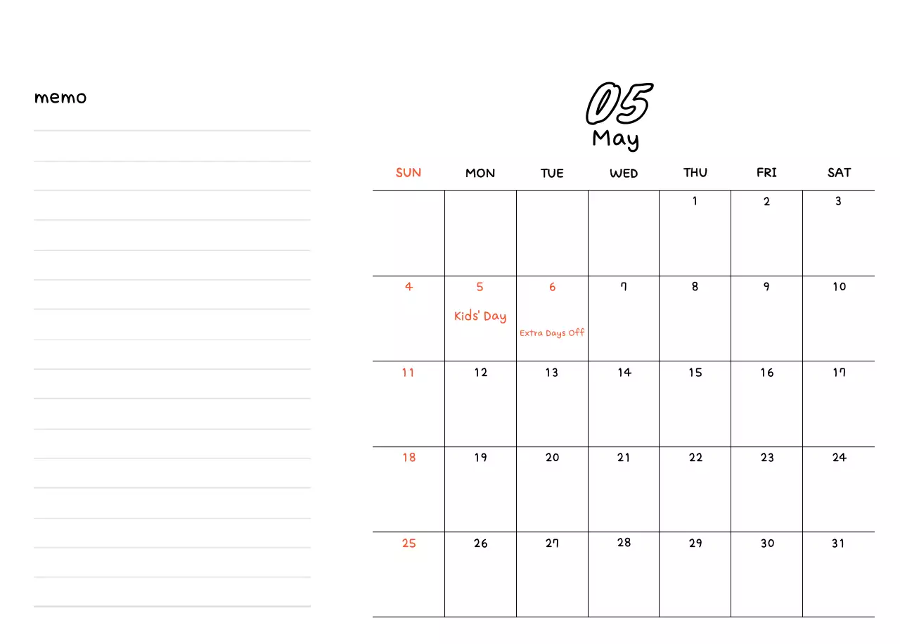 Buku harian Tahun Baru yang putih dan cantik