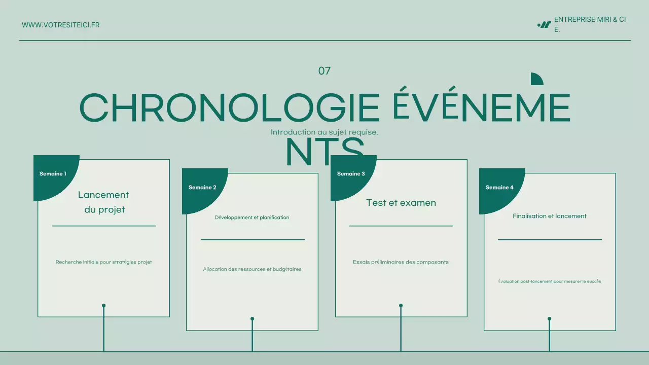 document de proposition de projet moderne mint